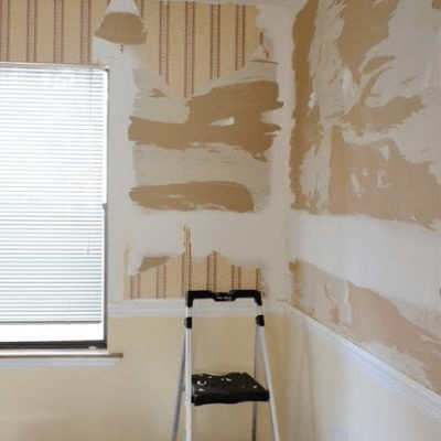 wallpaper removal process